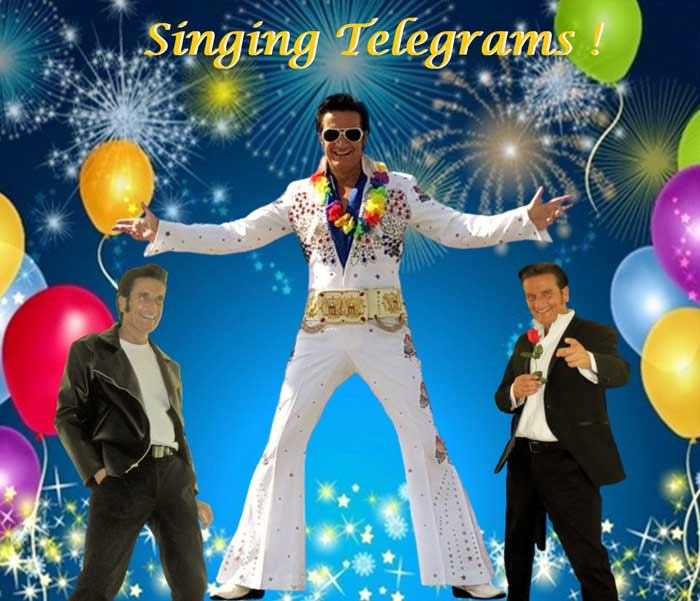 Elvis singing telegrams montage photo