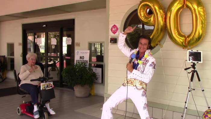 Elvis - senior - assisted living entertainer